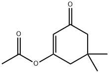 5,5-二甲基-3-氧代环己-1-烯-1-基乙酸酯 结构式