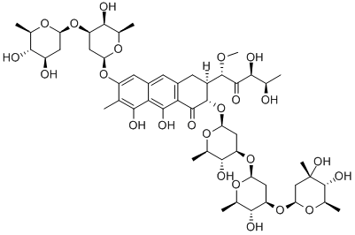 ミトラマイシン 化学構造式