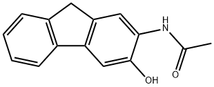 3-HYDROXY-2-ACETYLAMINOFLUORENE Struktur