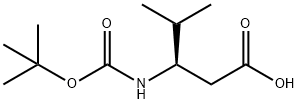 BOC-L-Β-ホモバリン 化学構造式