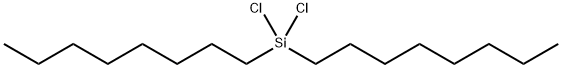 ジクロロジ-n-オクチルシラン 化学構造式