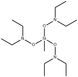 甲基三(二乙氨氧基)硅烷 结构式