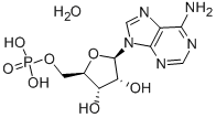 アデノシン-5'-一りん酸, 酵母製 化学構造式