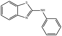 2-(フェニルアミノ)ベンゾチアゾール 化学構造式