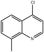 4-氯-8-甲基喹啉 结构式