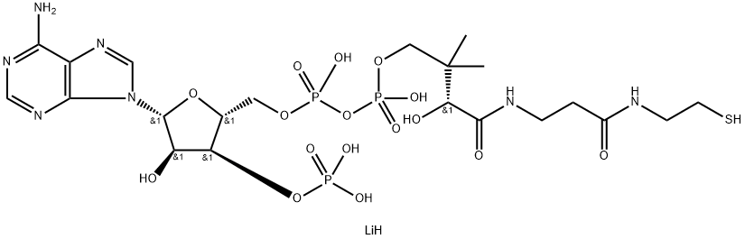 辅酶A三锂盐, 18439-24-2, 结构式