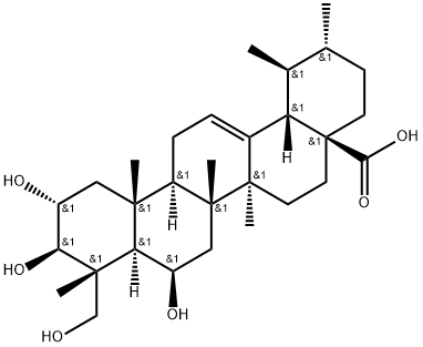 羟基积雪草苷 结构式