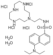 Dansylaminoethyl-cyclen, 184537-03-9, 结构式
