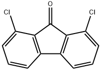 1,8-Dichloro-9H-fluoren-9-one 结构式