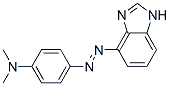 4-[(1H-Benzimidazol-4-yl)azo]-N,N-dimethylbenzenamine 结构式