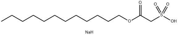 2-(ドデシルオキシ)-2-オキソエタンスルホン酸ナトリウム 化学構造式