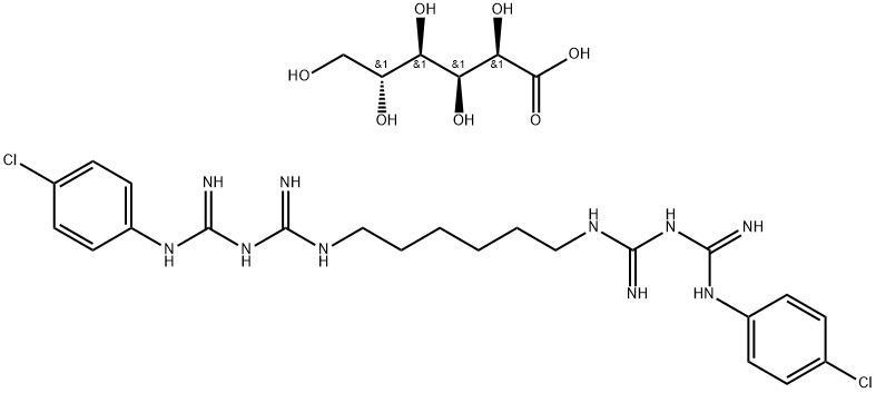 葡萄糖酸氯己定 结构式