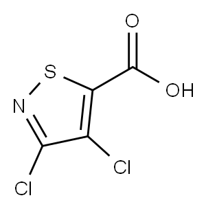 3,4-DICHLOROISOTHIAZOLE-5-CARBOXYLIC ACID Structure