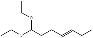 (E)-4-Heptenal diethyl acetal 结构式