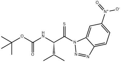 BOC-THIONOVAL-1-(6-NITRO)BENZOTRIAZOLIDE Structure