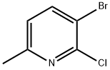3-BROMO-2-CHLORO-6-PICOLINE Structure