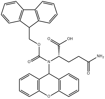 FMOC-GLN(XAN)-OH Structure