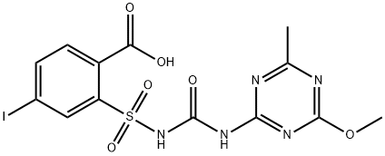碘甲磺隆, 185119-76-0, 结构式