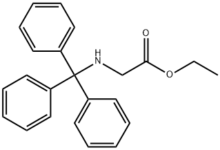N-(三苯甲基)甘氨酸乙酯, 18514-46-0, 结构式