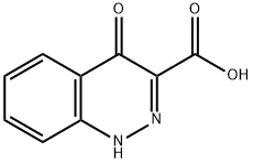 4-氧代-1,4-二氢噌啉-3-羧酸 结构式