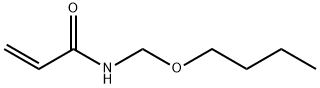 N-(ブトキシメチル)アクリルアミド 化学構造式