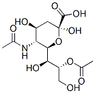 8-O-acetyl-N-acetylneuraminic acid Structure