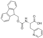 (S)-N-FMOC-(2-ピリジル)アラニン 化学構造式