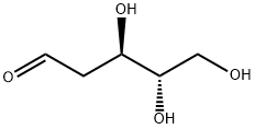 2-脱氧-L-核糖, 18546-37-7, 结构式