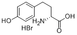 D-高酪氨酸氢溴酸盐 结构式