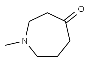 1-メチルアゼパン-4-オン 化学構造式