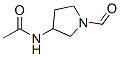 Acetamide, N-(1-formyl-3-pyrrolidinyl)- (9CI) 结构式