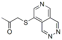 1-[(Pyrido[3,4-d]pyridazin-8-yl)thio]-2-propanone 结构式