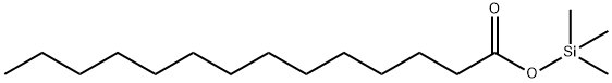 Tetradecanoic acid trimethylsilyl ester 结构式