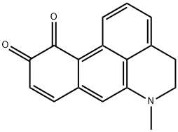 5,6-Dihydro-6-methyl-4H-dibenzo[de,g]quinoline-10,11-dione 结构式
