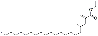 (+)-4-Methyl-2-methylenehenicosanoic acid ethyl ester 结构式