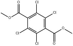 テトラクロロテレフタル酸ジメチル 化学構造式
