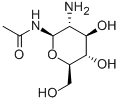 2-ACETAMIDO-2-DEOXY-B-D-GLUCOSYLAMINE 结构式