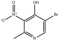 5-溴-2-甲基-3-硝基-4-羟基吡啶 结构式