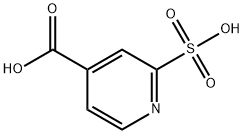 2-磺酸吡啶-4-羧酸, 18616-07-4, 结构式