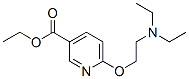 6-[2-(Diethylamino)ethoxy]-3-pyridinecarboxylic acid ethyl ester 结构式