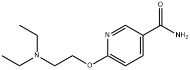6-[2-(Diethylamino)ethoxy]-3-pyridinecarboxamide 结构式