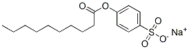 p-(Decanoyloxy)benzenesulfonic acid sodium salt 结构式
