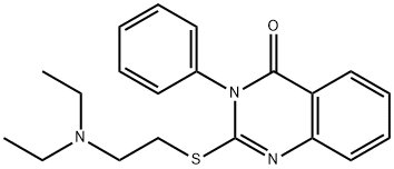 2-[[2-(Diethylamino)ethyl]thio]-3-phenylquinazolin-4(3H)-one Structure