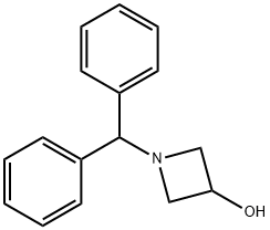 N-二苯甲基氮杂环丁烷-3-醇, 18621-17-5, 结构式