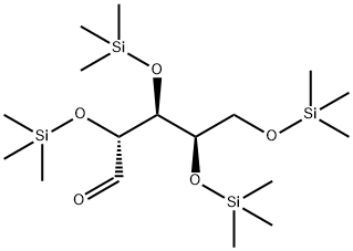 2-O,3-O,4-O,5-O-Tetrakis(trimethylsilyl)-D-xylose 结构式