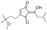 2-(1-Hydroxy-3-methylbutylidene)-4-(3-methoxy-3-methylbutyl)-4-cyclopentene-1,3-dione 结构式