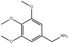 3,4,5-トリメトキシベンゼンメタンアミン 化学構造式