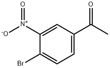 4-溴-3-硝基苯乙酮, 18640-58-9, 结构式
