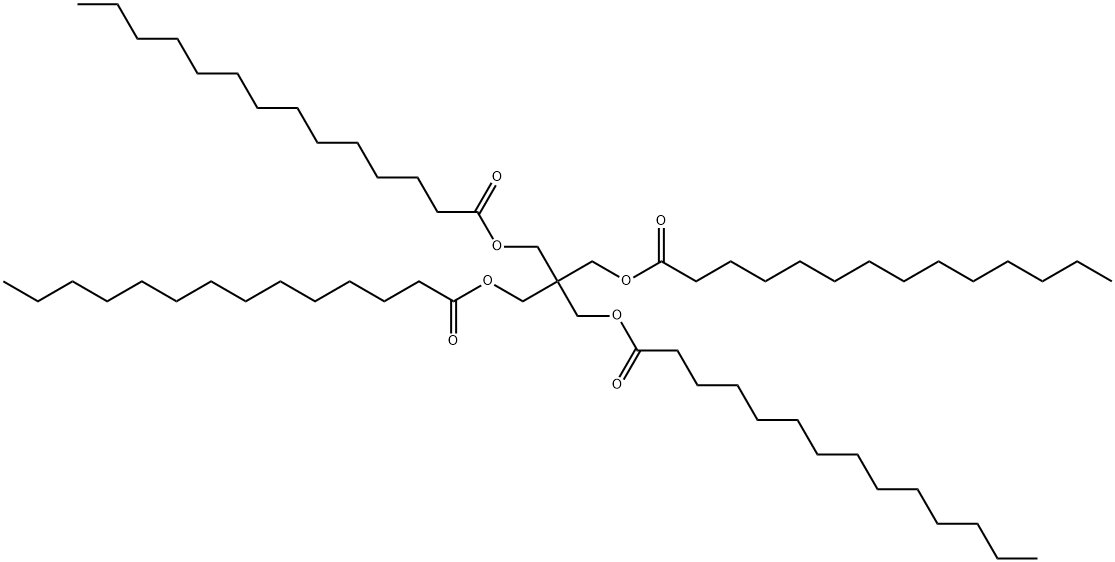 季戊四醇四肉豆蔻酸酯 结构式