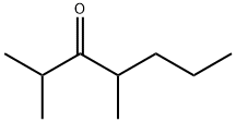 2,4-ジメチル-3-ヘプタノン 化学構造式